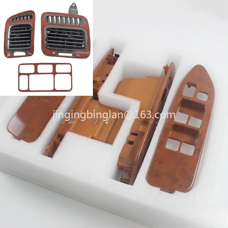Suitable for LC100 FJ100 lifting panel left and right out of trend mahogany wood grain kit 03-