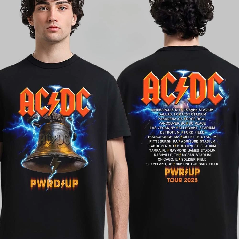 نادر ACDC مينيسوتا PWR Up Tour أمريكا الشمالية مينيابوليس في ملعب البنك الأمريكي 10 أبريل حيث يلتب قرون ACDC فايكنغ هورنز