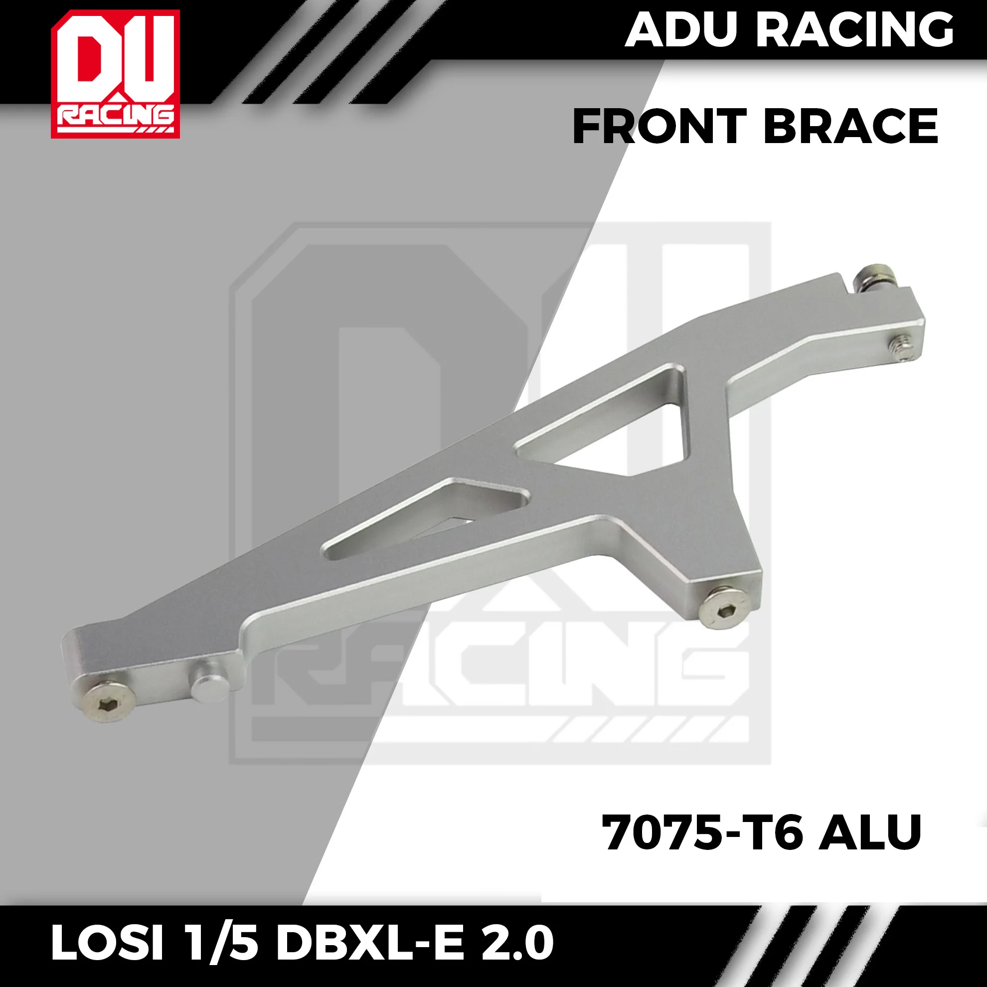ADU Racing 7075-T6 AL FRONT Chassis Bracket Brace for Losi DBXL-E 2.0 Desert Buggy RC CAR