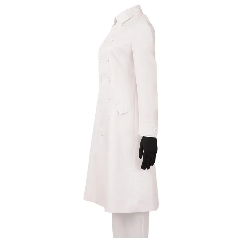 애니메이션 도쿄 리벤저스 코쿠노이 하지메 코스프레 코스튬 세이슈 이누이 화이트 유니폼 트렌치 코트, 암밴드 장갑, 블랙 드래곤 의상