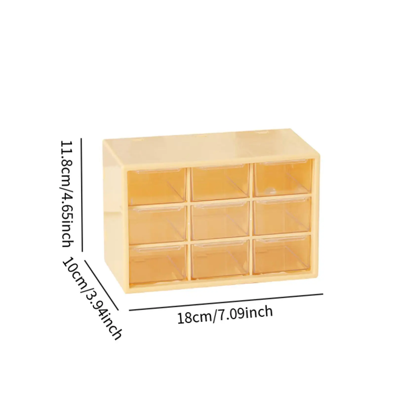 Small Organizer with Drawers Beads Organizer Box for Makeup Art Craft Vanity