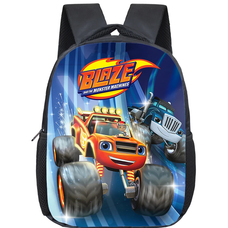 Blaze and the Monster Machines Backpack Boys Girls Kindergarten Bookbag Cartoon Car School Bags Toddler Waterproof Small Daypack