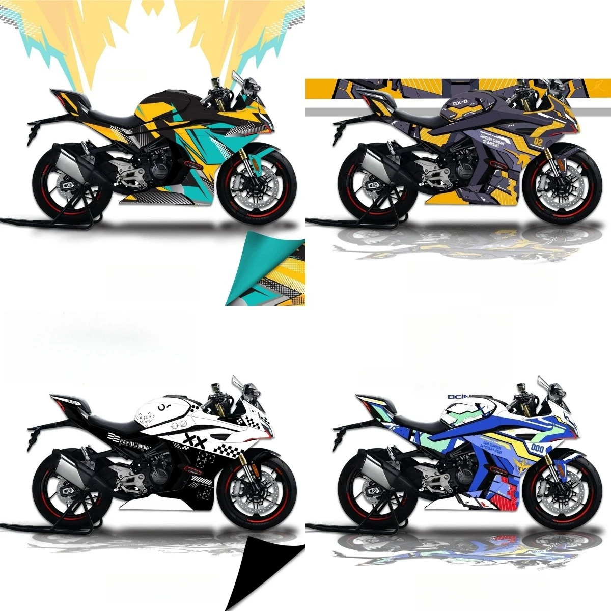 for cfmoto 450SR 450SS Modification Full Car Stickers, Film Application, Personalized Customization,Scratch-resistant. Car cover