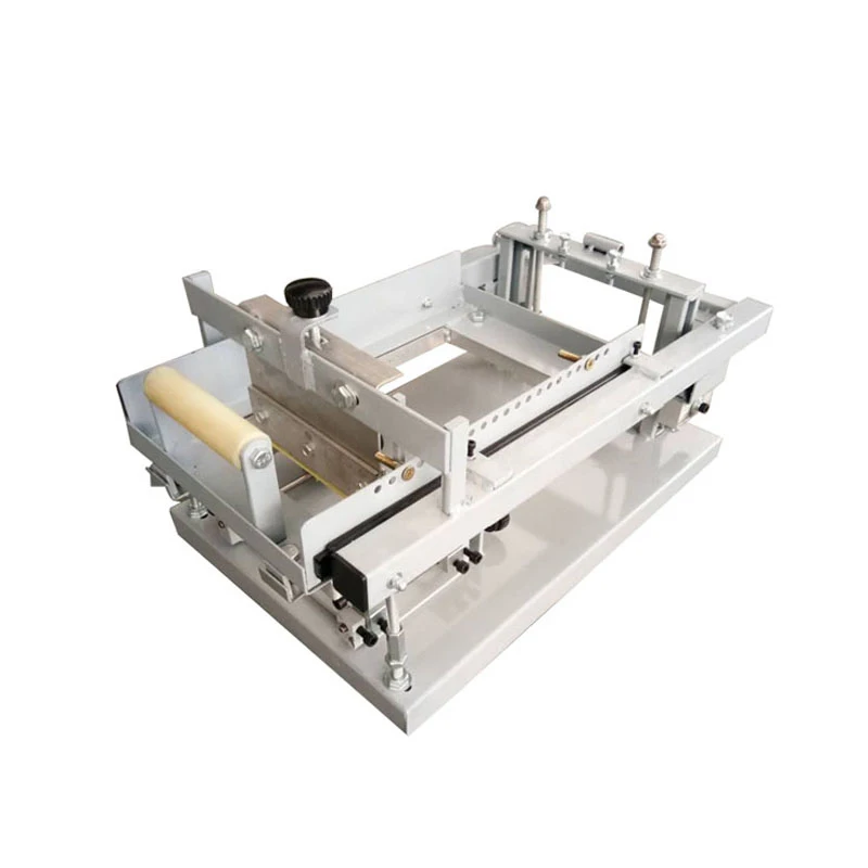 Small Desktop Manual Cylindrical Silk Screen Printing Machine Mini Screen Printer For Tubes And Cards New Condition