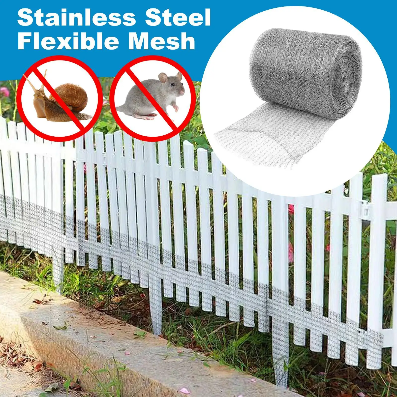 Mice Proof Vent Covers Stainless Root Protection Barrier Mice Control Air Vent Mesh Covers For Crevice House Farm Wall Holes Air