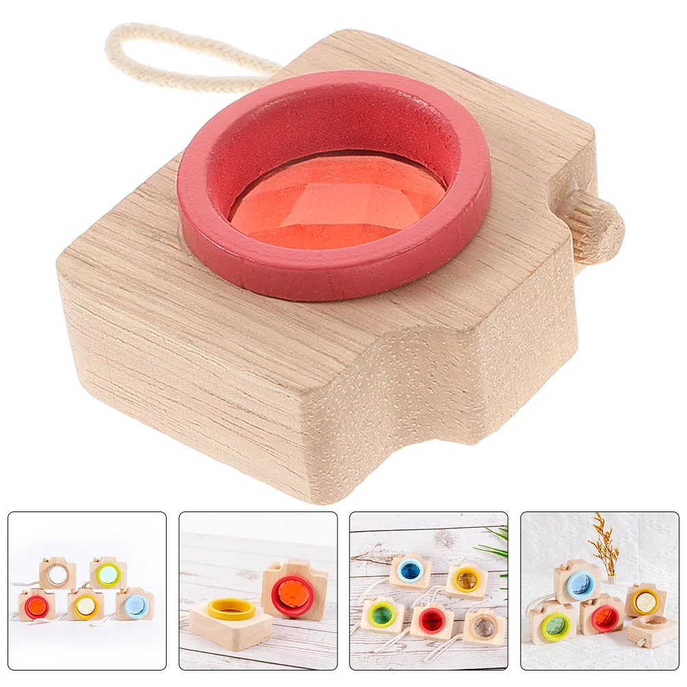 กล้องคาไลโดสโคปสำหรับเด็ก ดีไซน์เชือกถือ รูปทรงกล้อง ของเล่นเสริมพัฒนาการ ฝึกการรับรู้สี ของชำร่วยงานปาร์ตี้ ของเล่นตกแต่งสุดสนุก