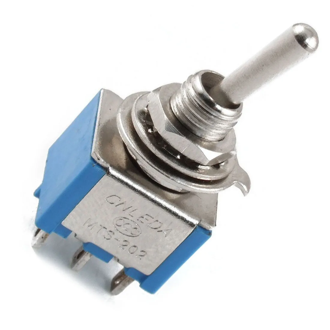 AC 3A/250V 6A/125V 6-poliger DPDT Ein/Ein 2-Positionen-Kippschalter Blau