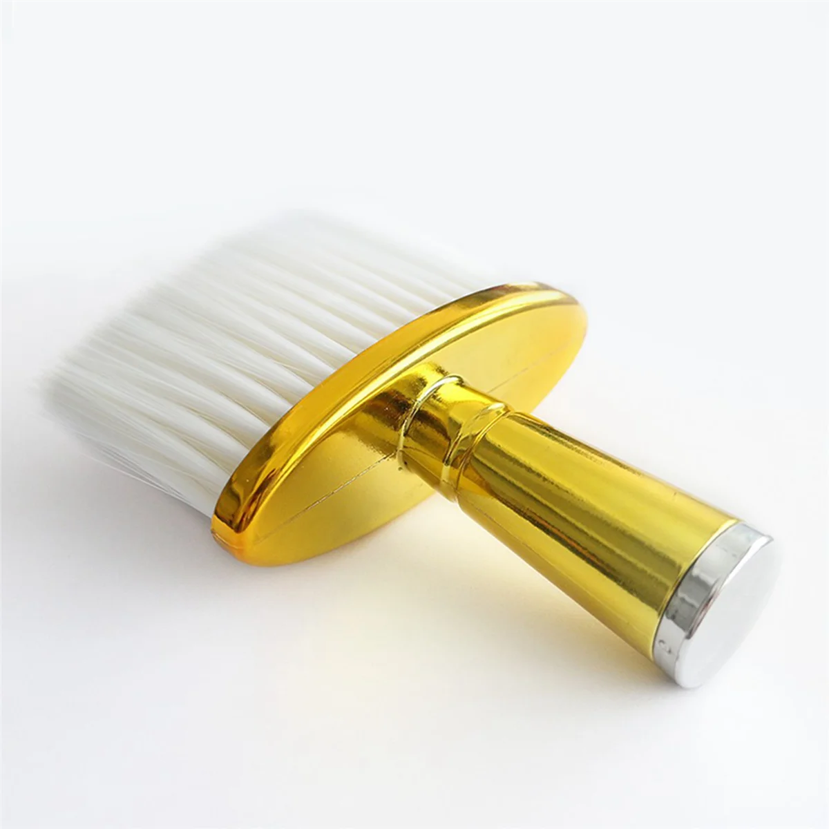 2X Barber NeCk Duster Cleaning Face Hair Brush for Hair Cutting SweePing Brushes Cleaner Barber AccESSories Tool Gold