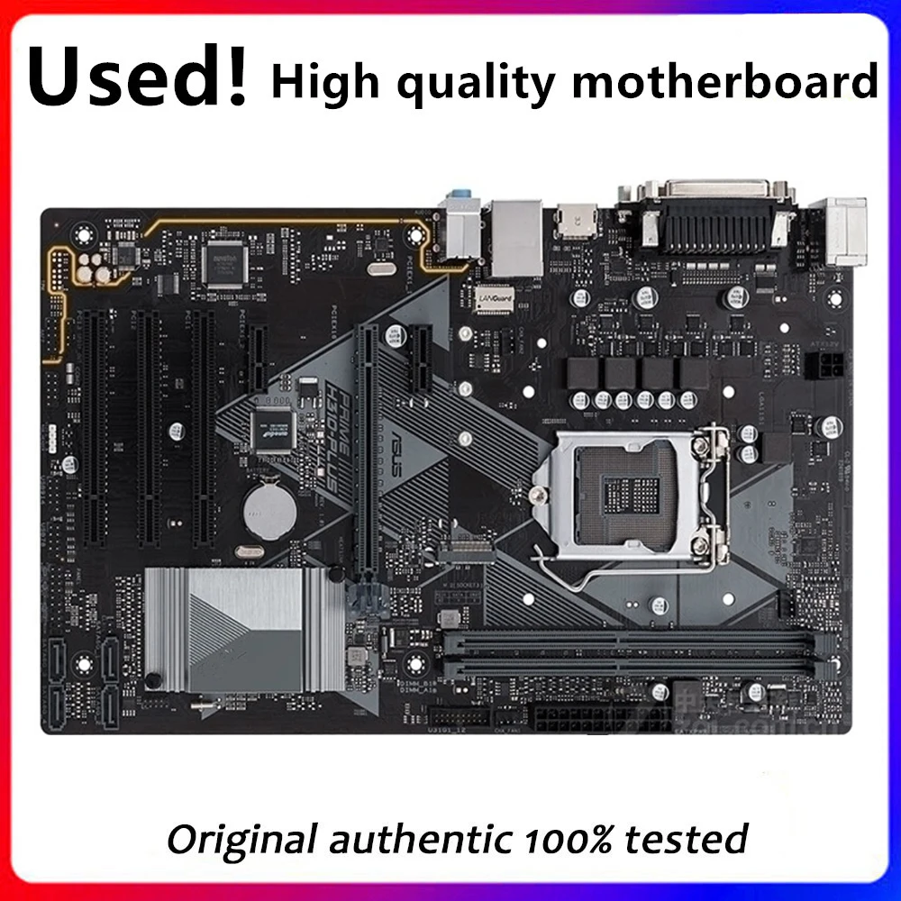 For Asus PRIME H310-PLUS Original Used Desktop Intel H310 H310M DDR4 Motherboard LGA 1151  i7/i5/i3 USB3.0 SATA3