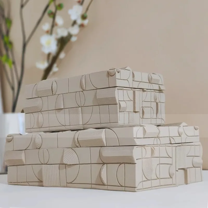 

Resin Jewelry Box Women's Earring Necklaces Storage Boxes Bedroom Jewellery Organizer Minimalist Creative Big Jewelry Case