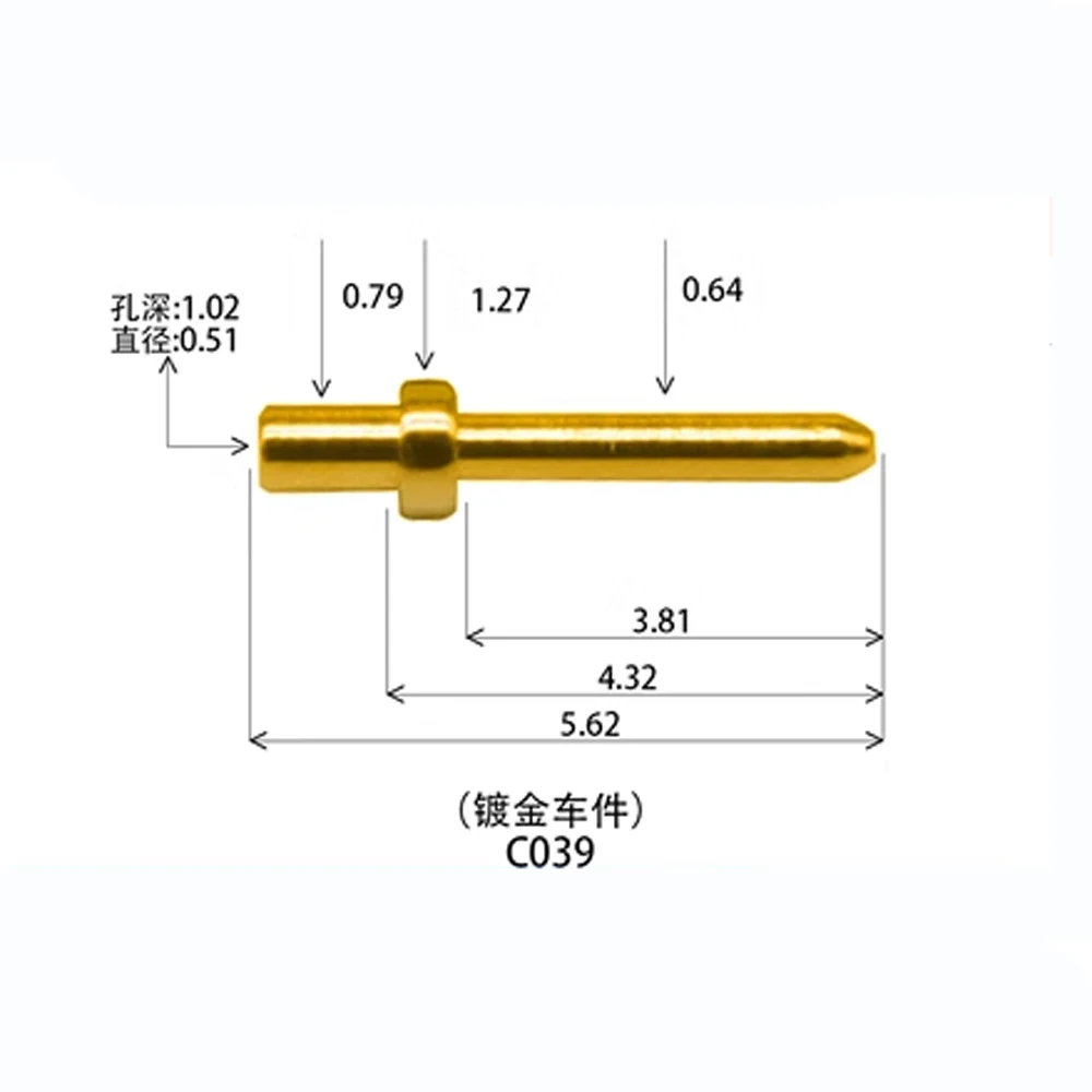 Модель Cltgxdd, 5 шт., металлический Телескопический контактный проводящий разъем