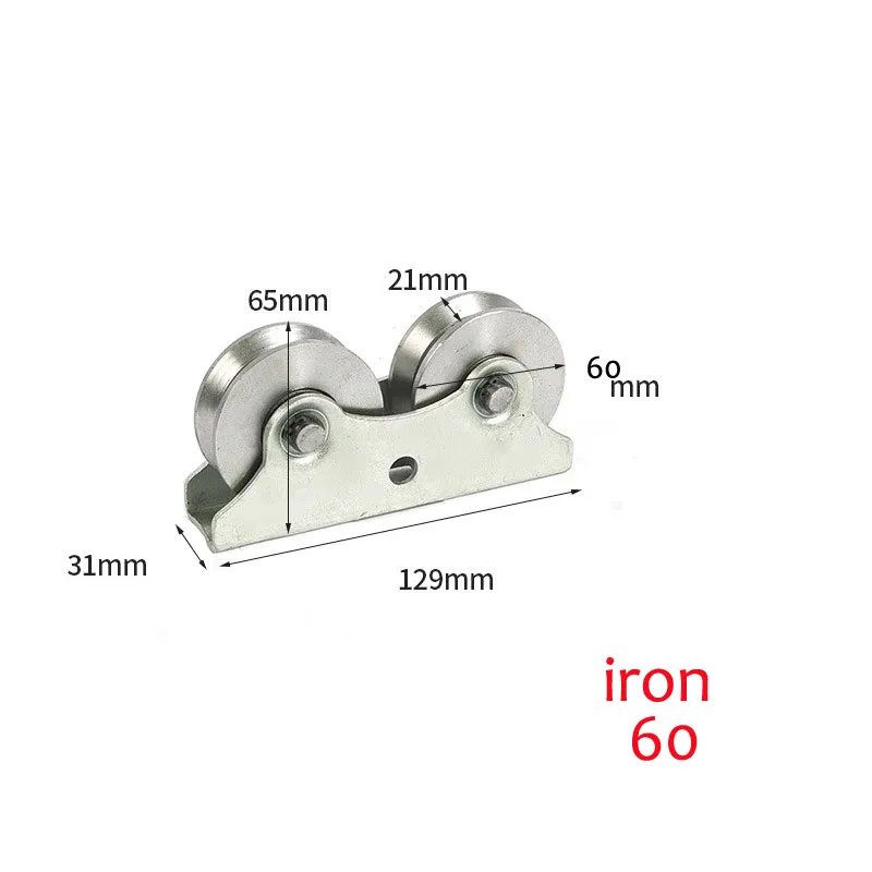 Dia60mm Sliding Door Courtyard Track Roller Gate V Pulley Window Wire Rope Double Wheel