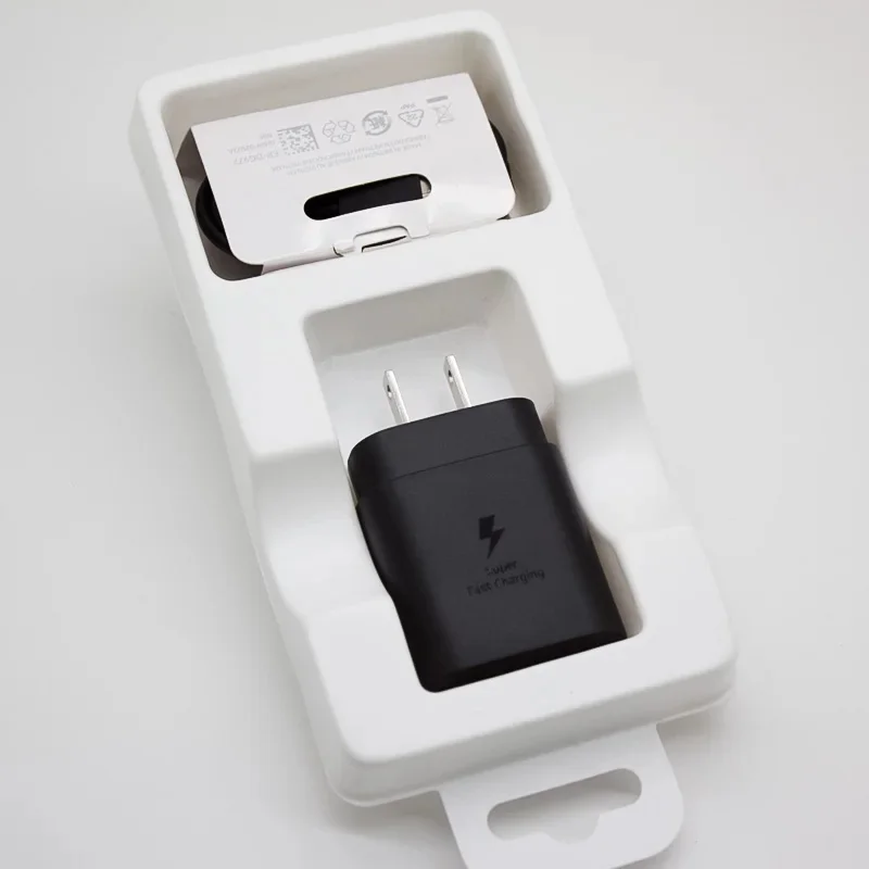 Samsung 25W Schnellladeadapter PD US Wandladegerät Typ C Kabel für Galaxy Z Fold Flip 2 3 4 5 6 A71 A53 A91 A72 S25S24 – Detail 5