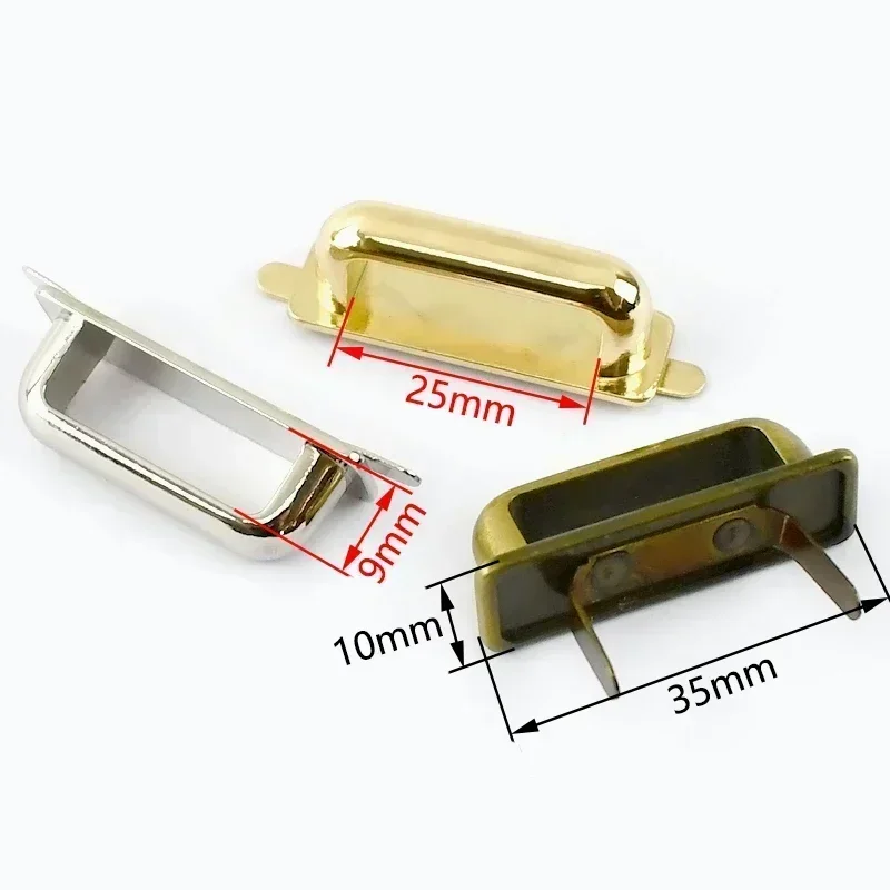 4/10Pcs 25*9mm D Ring Metal Buckles Arch Bridge Connector Hang Hook Bag Clip Clasp Hardware Decoration Loop Sewing Accessories