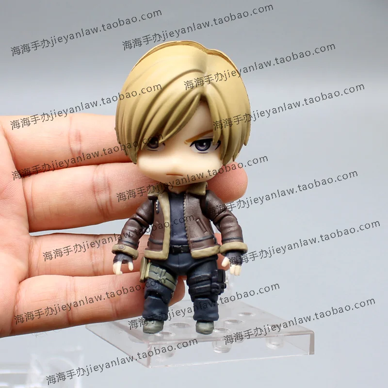 10cm In Stock Resident Evil 4 Remake 2337 Leon S. Kennedy Q Version Action Dolls Pvc Action Figurine Collection Model Toy Gift