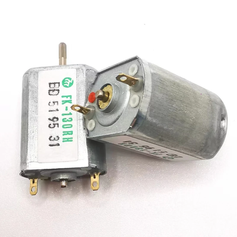 Mabuchi FK-130RH-09490 Micro 130 moteur électrique DC 6 V-12 V 7000 tr/min Mini 20mm * 15mm moteur à arbre cannelé pour voiture AV CD DVD dispositif