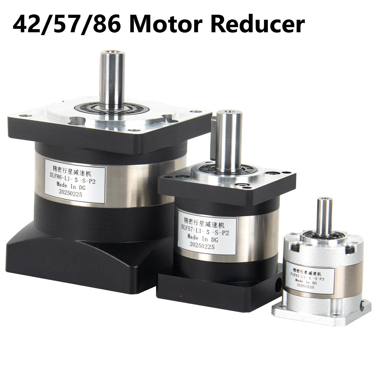 Factory in Stock Planetary Reducer Stepper Motor 42/57/86 Precision Reducer Gearbox Reduction Ratio 1:5 1:10