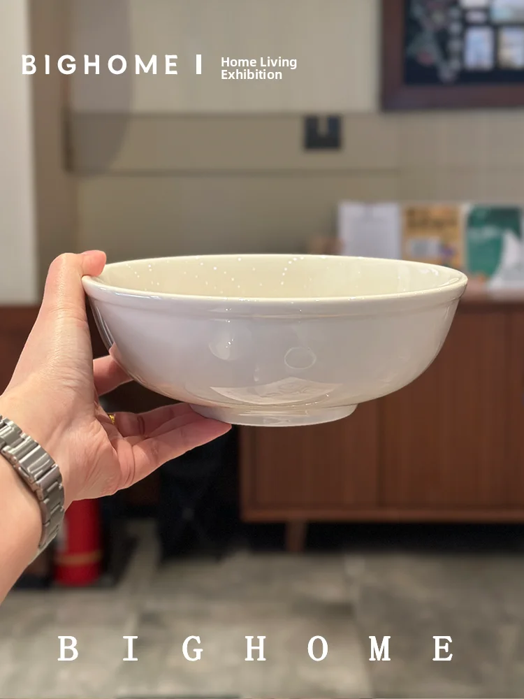 

Deepened Large Soup Bowl Ceramics Underglaze Color Vegetable Fruit Salad Deep Dish High Aesthetic Value Soup Plate