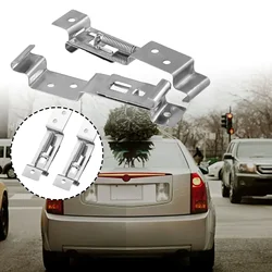 2Pcs/set Stainless Steel Trailer License Plate Holder Spring Holder Number Plate Clips Replacement Car Trailer Loaded Bracket