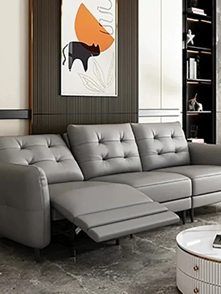 Massage Sectional Accent Sleeper Modern Theater White Divano Furniture Living