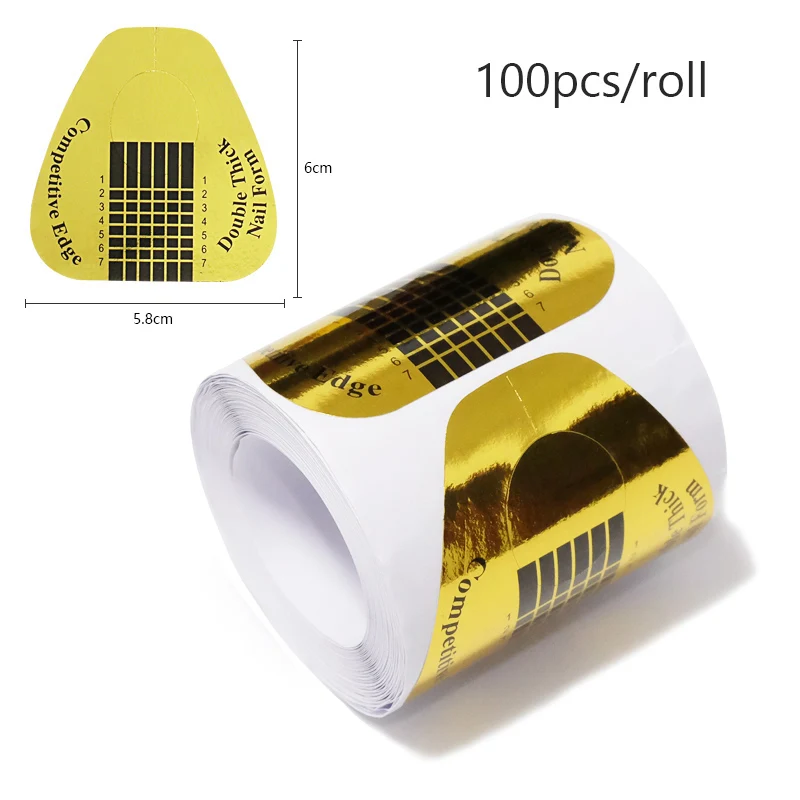 50/100 Stück Nagelformen zur Verlängerung, französische Nagelform-Spitzen, verlängertes Nagelzubehör, alles für Maniküre-Werkzeuge