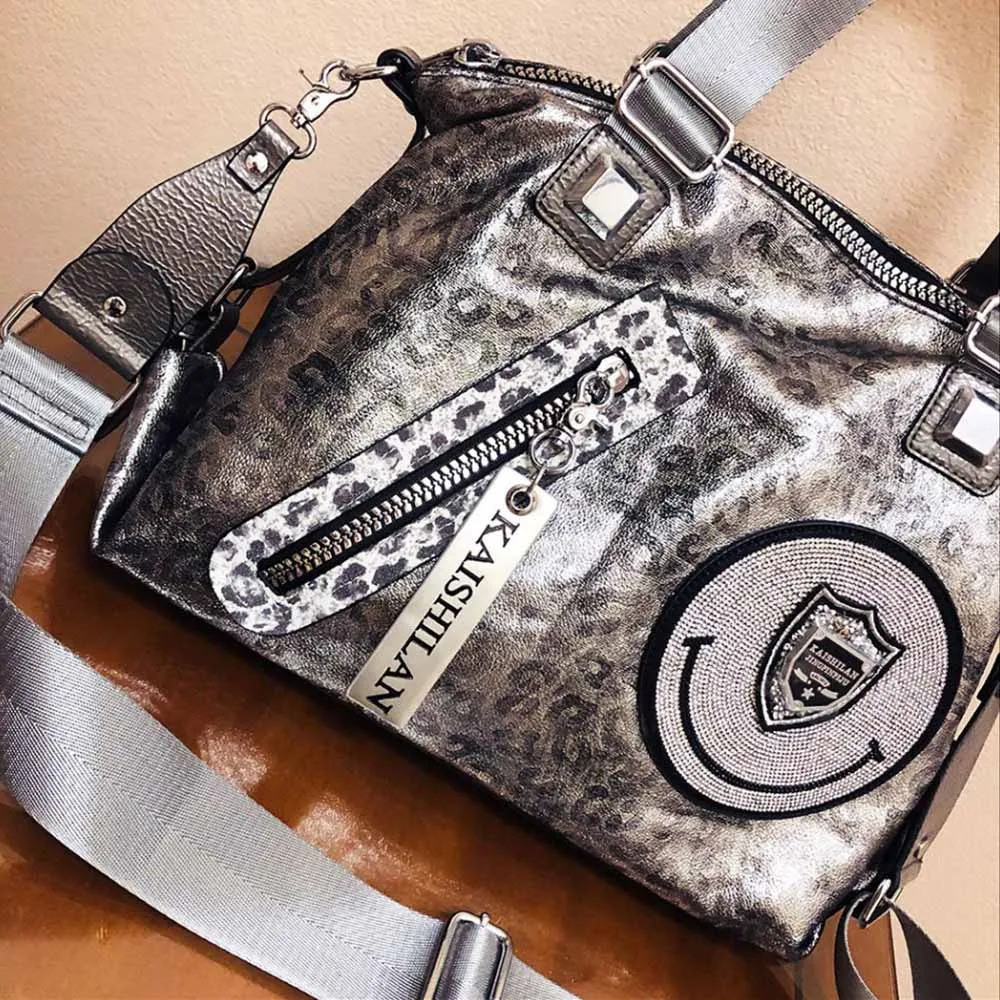 Luxury Brand Women Handbag 2022 New Fashion Tote Sequins Silver Casual Single Female Shoulder Bag Lady Large Capacity Boston Bag