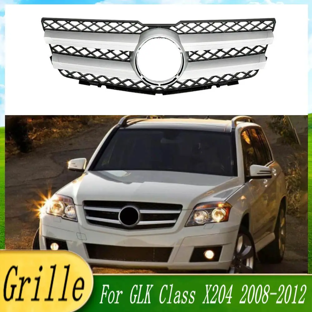 

Car Front Bumper Grille Upper Racing Grill For Mercedes Benz GLK Class X204 GLK250 GLK300 GLK350 2008 2009 2010 2011 2012