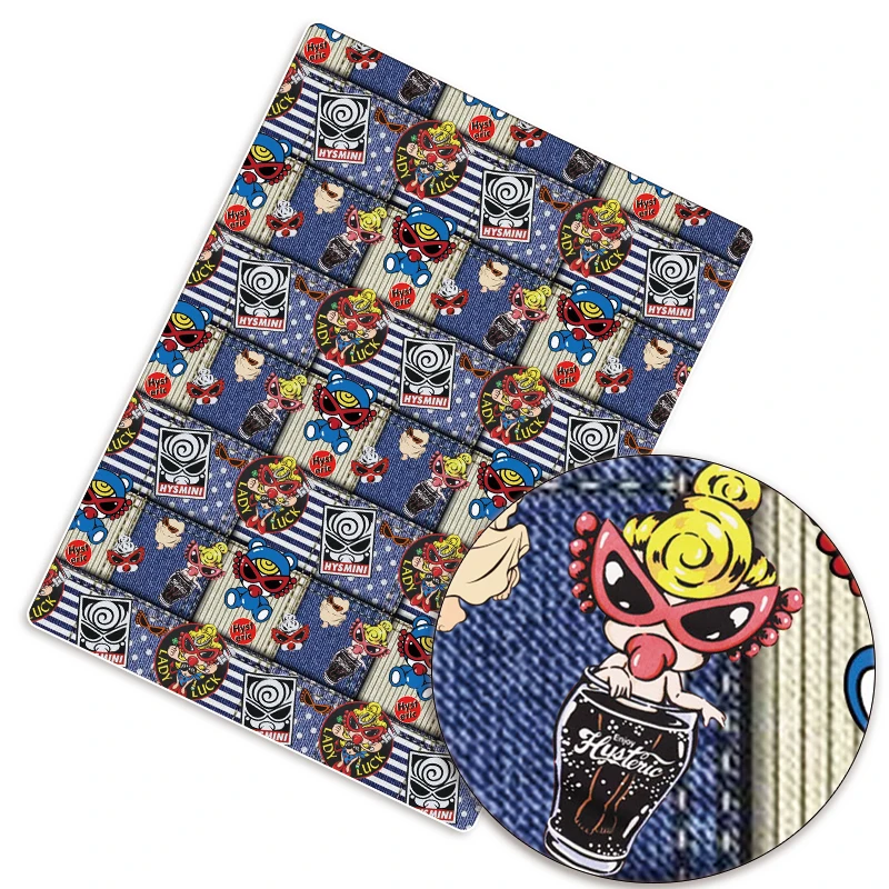 Cartoon Cute DIY Handmade Patchwork Sewing Fabric 140cm Children's Printed Fabric Hot-Selling Baby Home Dress Fabric