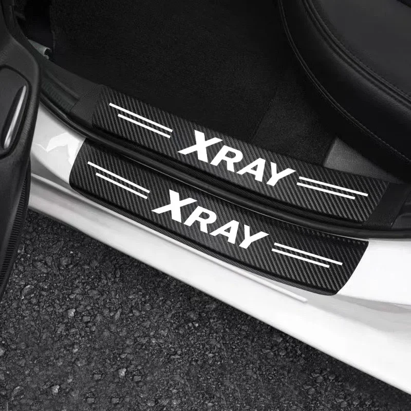 Car Sill pedal Rear Bumper Protection Stickers for lada Xray vesta granta kalina priora Niva Samara Vesta Largus car Accessorie