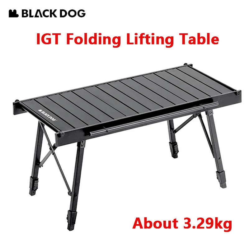 Naturehike BLACKDOG IGT Camping Table Folding Aluminum Alloy Outdoor Multifunctional Portable Height Adjustable Picnic Table