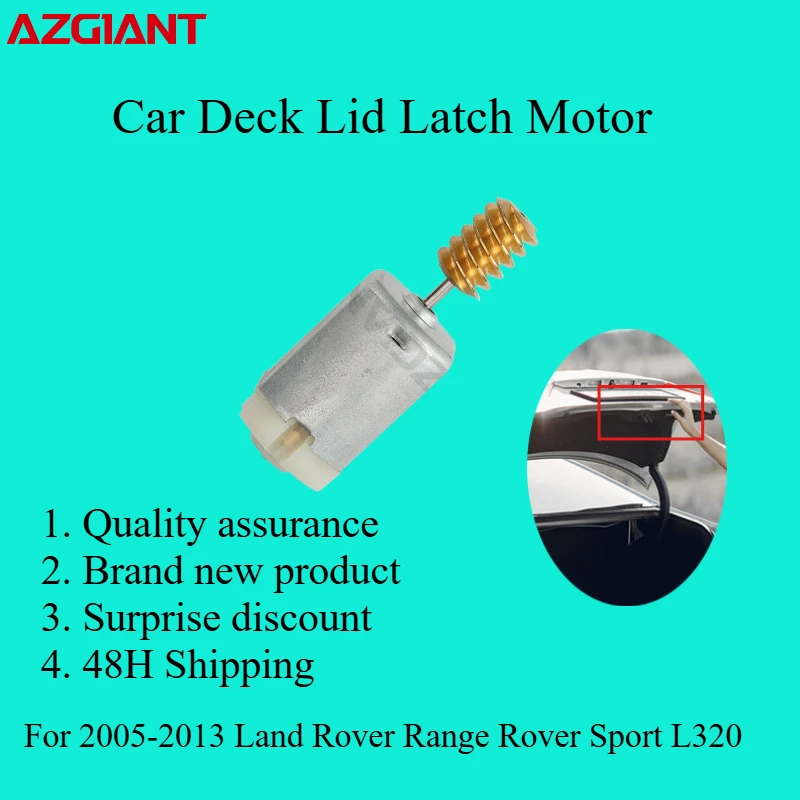 180619 DC 12V Car Trunk Lock Actuator Latch Tailgate Trunk Liftgate Motor Gear For 2005-2013 Land Rover Range Rover Sport L320
