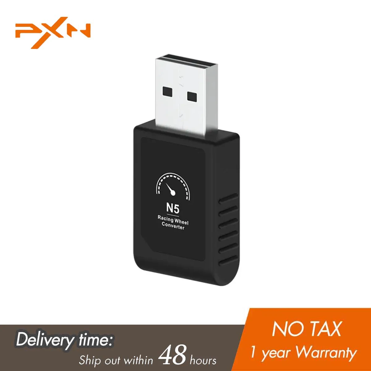 PXN N5 Racing Wheel Converter For PS5 Playstation 5 Fit V9 V10 V12 Lite Gaming Steering Wheel Wireless Receiver USB Bluetooth