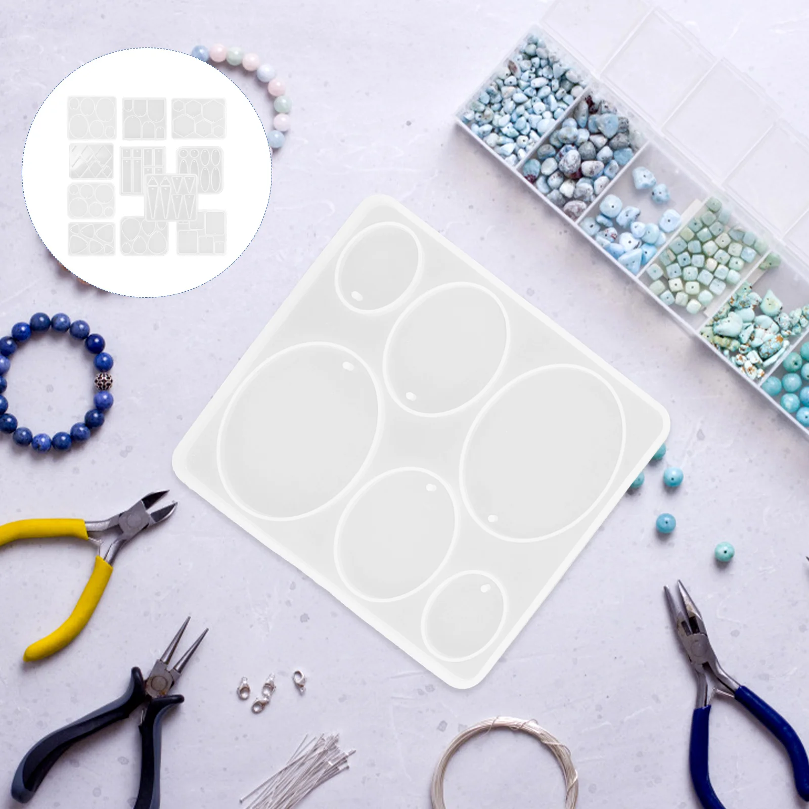 

11 шт., круглые серьги-гвоздики с эпоксидной смолой