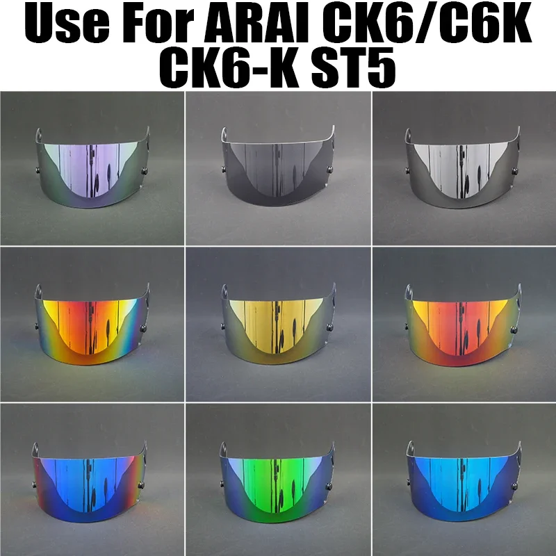ST5 Motorcycle Replacement Helmet Visor for CK6/CK6S/CK6K/ST5 Motorcycle Shield Moto Accessories Uv Protected for arai