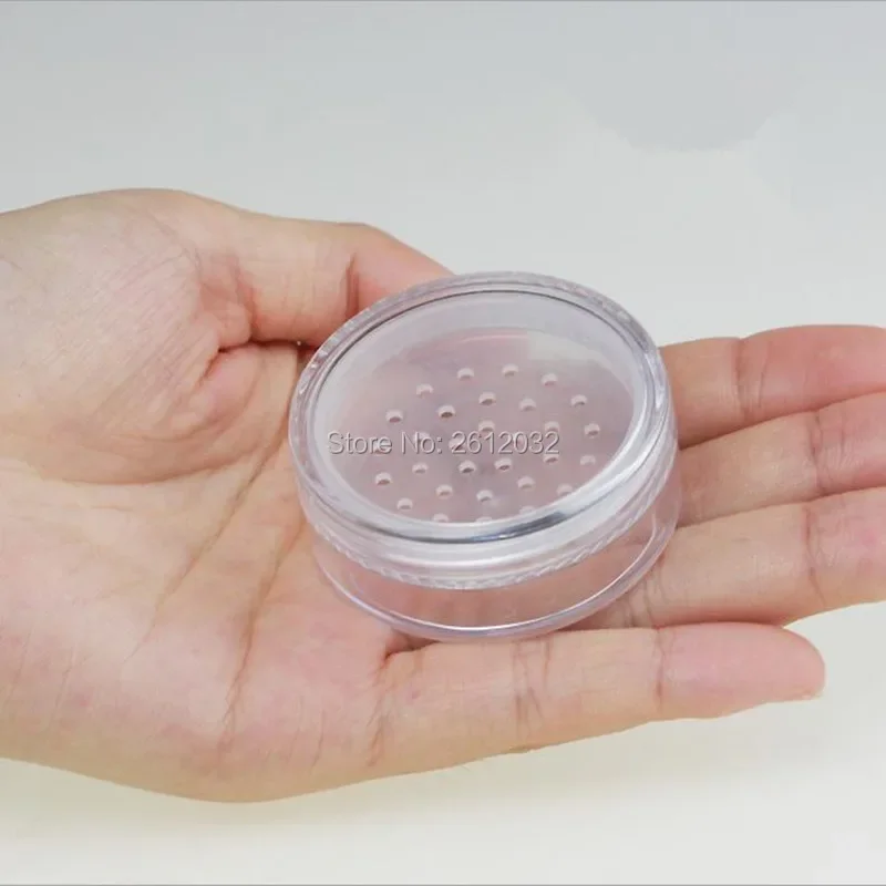 500 個 20 グラム化粧品パウダージャー、シフターメッシュパウダー容量、空のボックスジャーコンテナメイクアップパウダーパッキングボトル