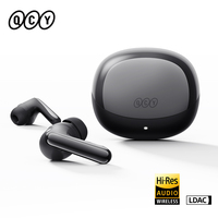 QCY MeloBuds N60 Wireless Earphones Dual Driver LDAC Hi-Res Adaptive ANC Noise Cancelling Earbuds BT6.0 Multi-Point Connection