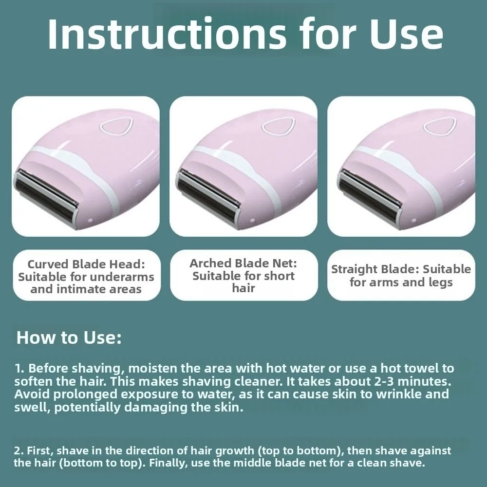 آلة إزالة الشعر غير المؤلمة، آلة إزالة الشعر الآمنة وغير المؤلمة بدون بقع سوداء، ماكينة حلاقة محمولة تحت الإبط للسفر