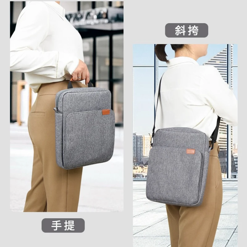 Large Capacity Waterproof Oxford Cloth Tablet Storage Bag Business Commuter Shoulder Bag for 11/13 Inch iPad Tablet