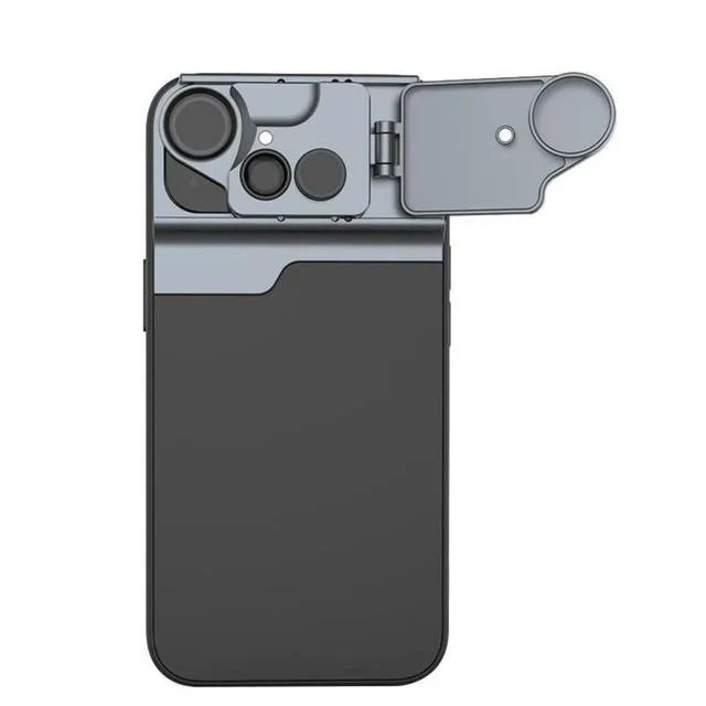 5 In 1 Vlog Lens Case Kit 30X Super Macro Lens CPL Fisheye Telephoto Lens For IPhone14 Accessories For iPhone 14 Pro Max