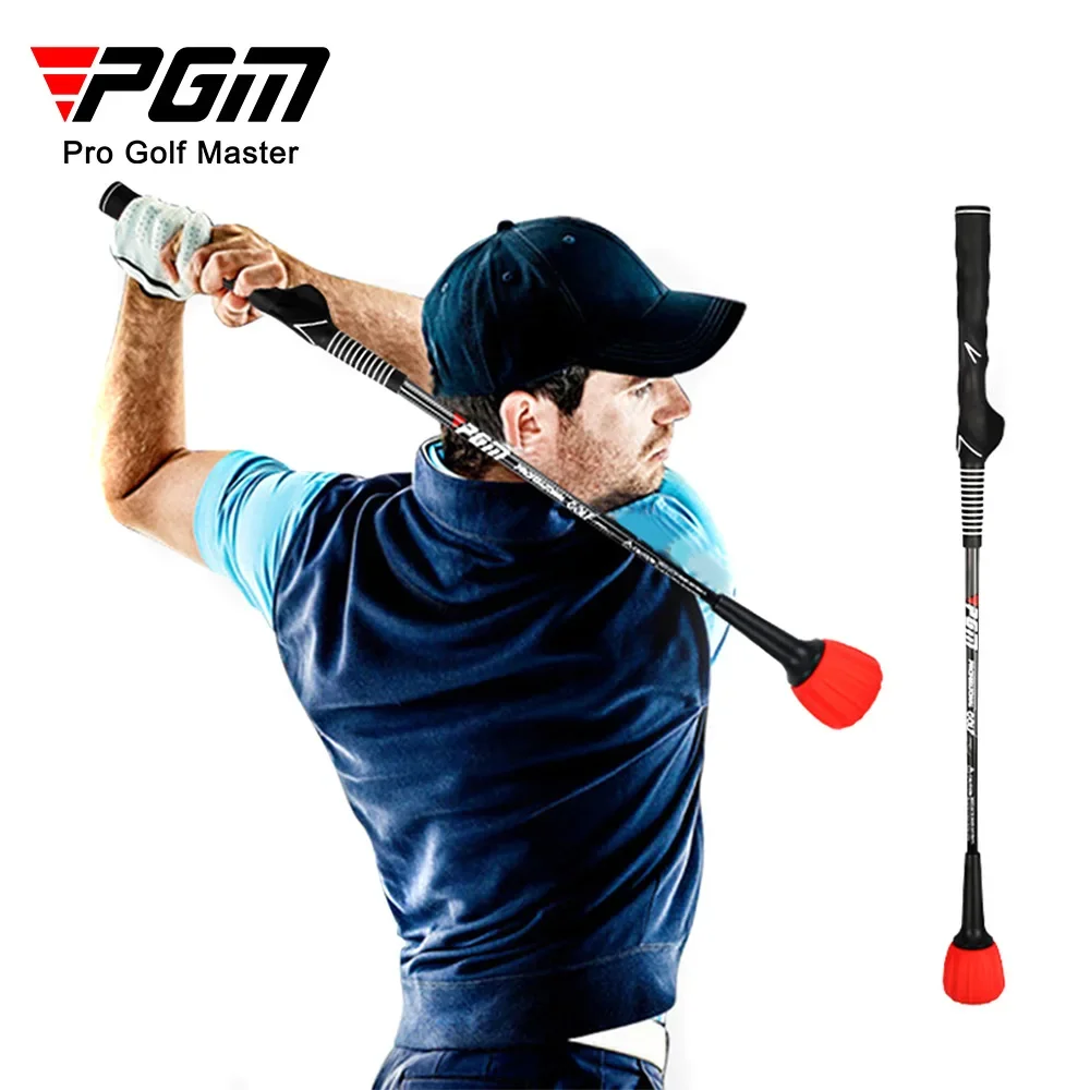 PGM Golf Swing Trainer with Adjustable Sound Release, Stick Hand Type Grip, Beginner's Training Kit