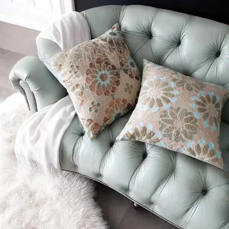 Amerikanische Stoffkunst Einzel- und Doppelsofa für drei Personen, Möbelkombination, Hotelcafé, Freizeitverhandlung, Empfangssofa