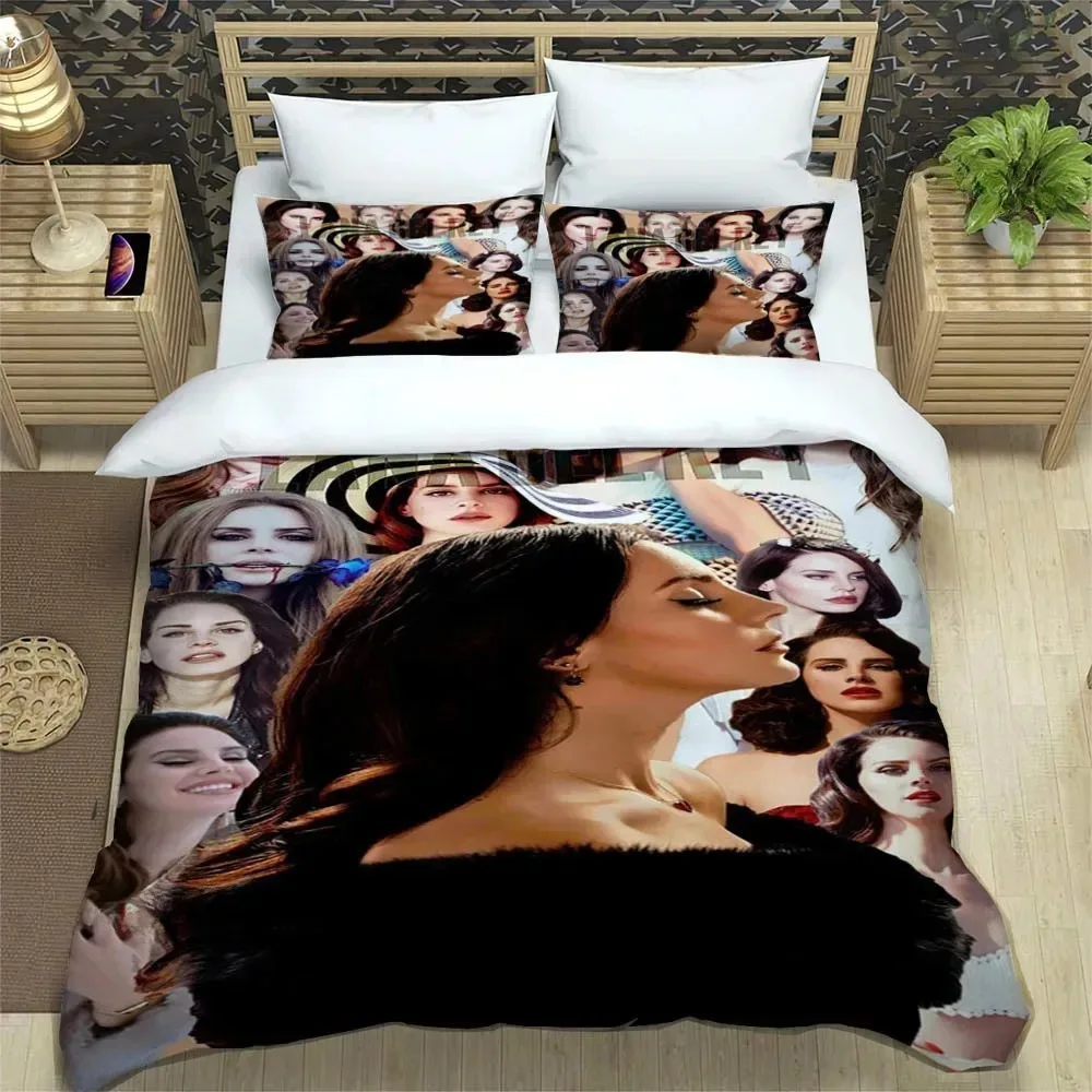 Singer Lana Cover Sets,Anime Cosplay Duvet Bed Linen set,3d Bedding Set Bed Cover,King Size