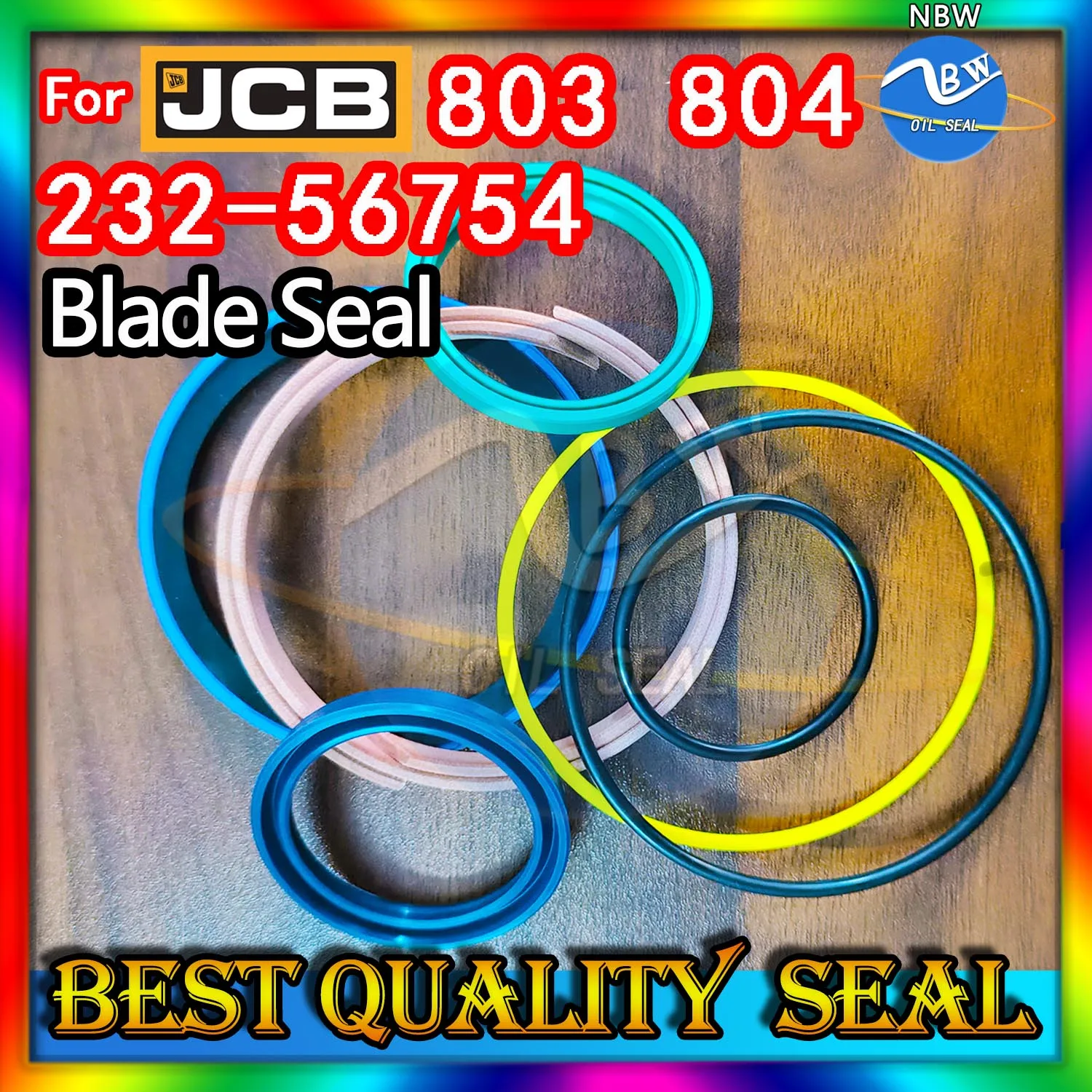 For JCB 232-56754 Blade Cylinder Oil Seal 803 plus 804 + Repair Kit Excavator 23256754 8025ZTS 8027Z 8030ZTS 8032Z Super Magnum