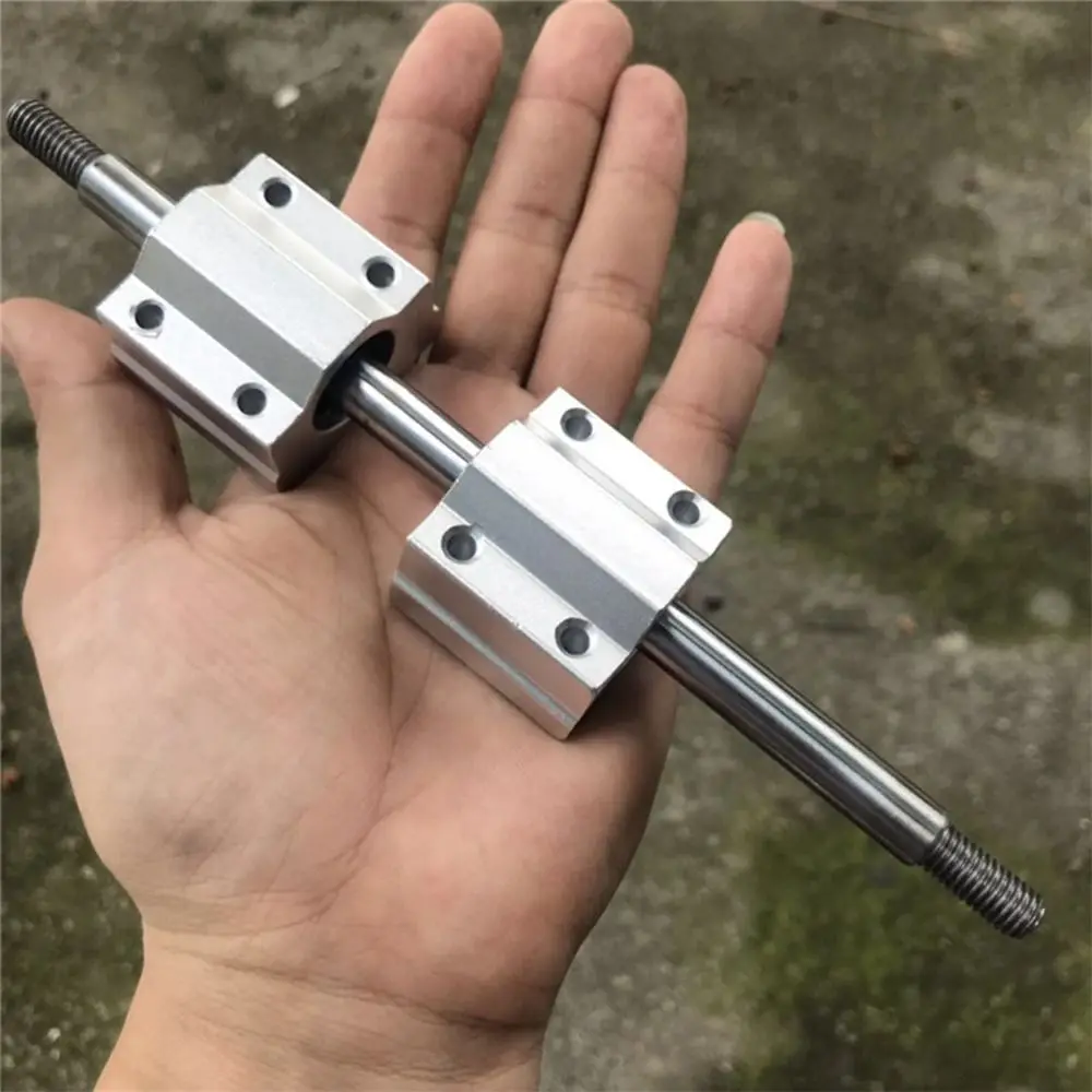 SCS8UU SCS10UU SCS12UU SCS16UU SCS20UU Linear Ball Bearing Aluminium Slide Bushing Block Linear Guild Rail Shaft CNC Router