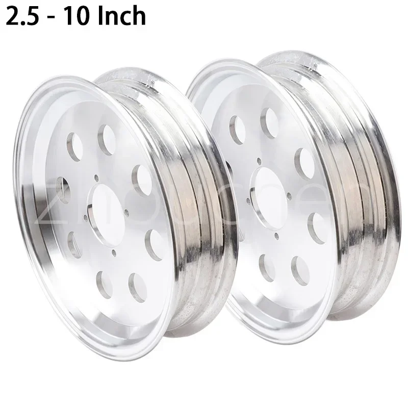 

1 Pair Front And Rear Wheel For Monkey Bike Small Monkey Motorcycle Aluminum Wheel Hub 2.5 - 10 Inch 8 Hole Vacuum Rim