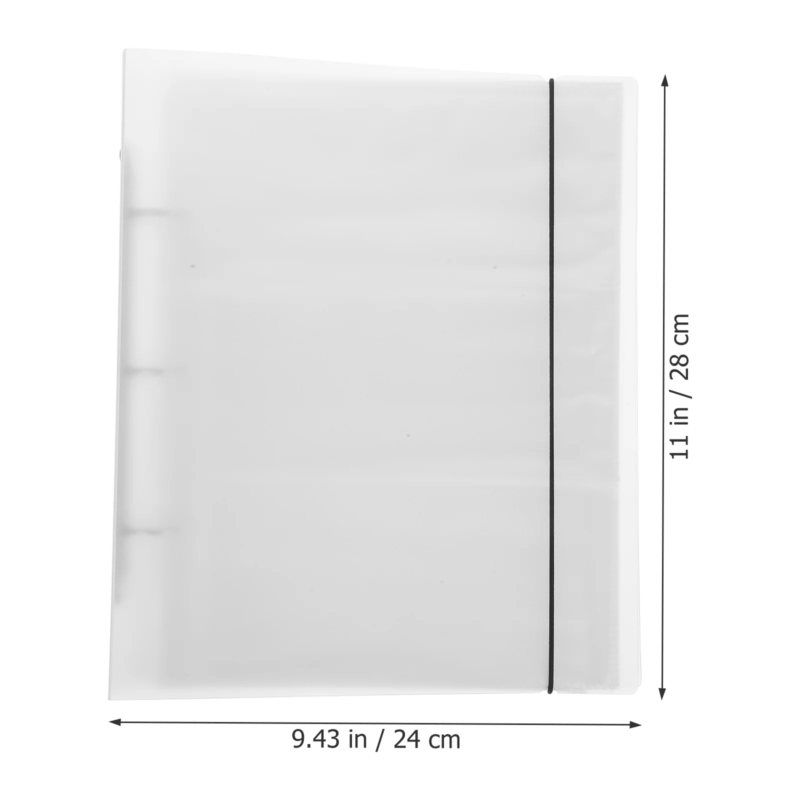 Ticket Album Photo Card Binder with PVC Protective Pages for Long-Term Storage of Photos Tickets Receipts Memory Cards Portable