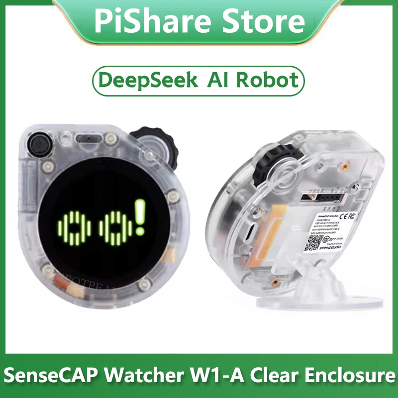 

SeeedStudio SenseCAP Watcher AI Камера с прозрачным корпусом ESP32-S3 Himax WiseEye2 HX6538 AI Agent