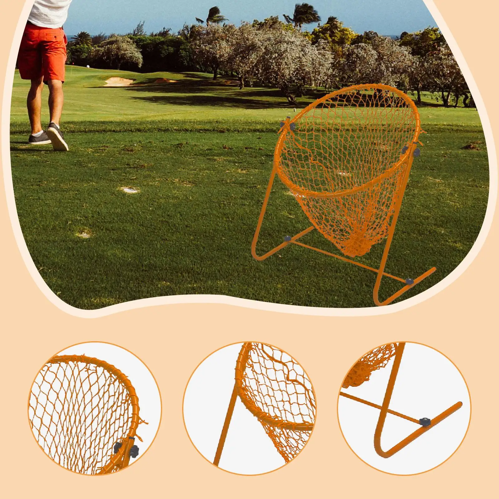 Golf Chipping Practice Net Target Zubehör Indoor Outdoor Trainingsausrüstung