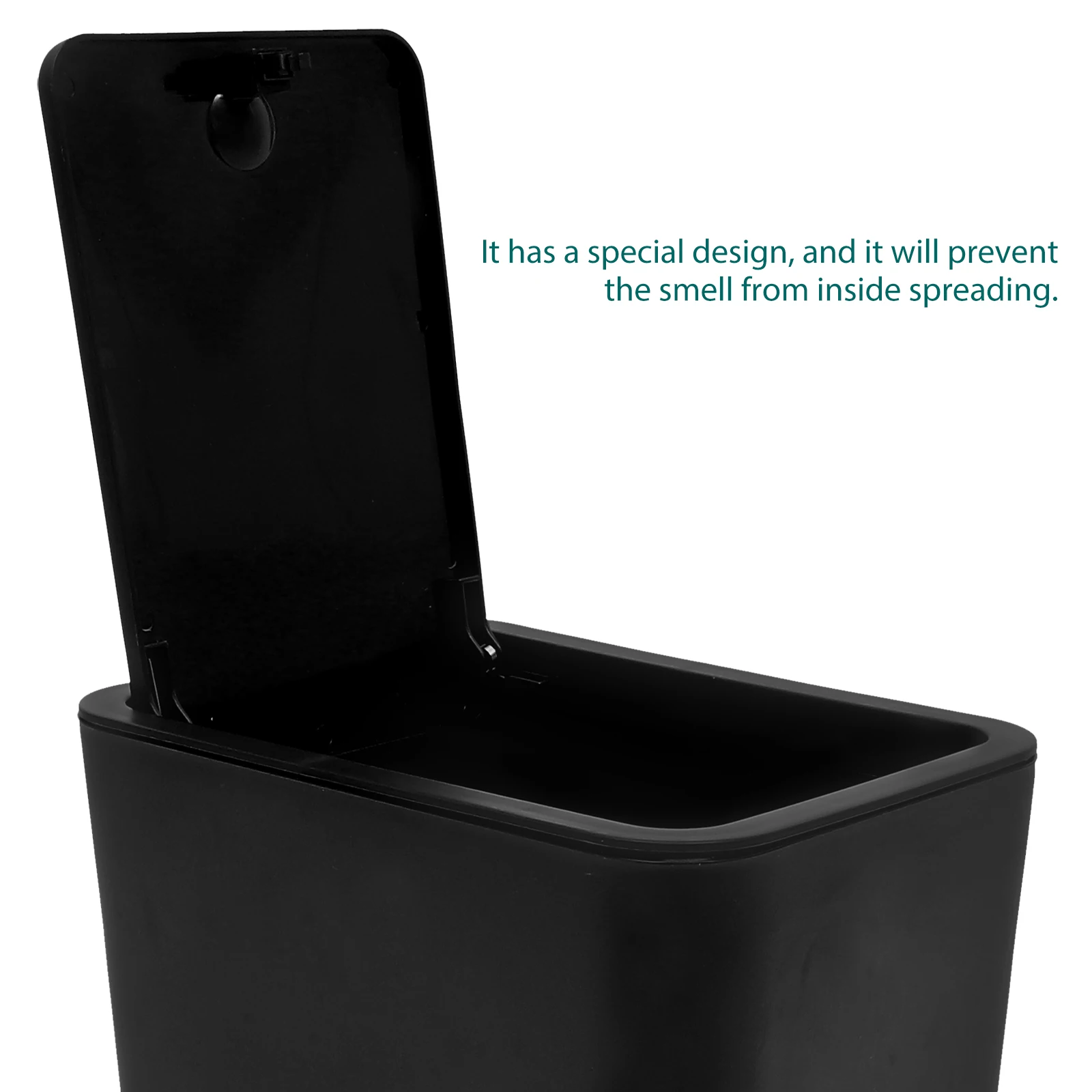 Trashcan Bathroom Cans for Kitchen Small Large 3300X2190X1550CM Thicken Garbage Bucket Waste Bins Black Office