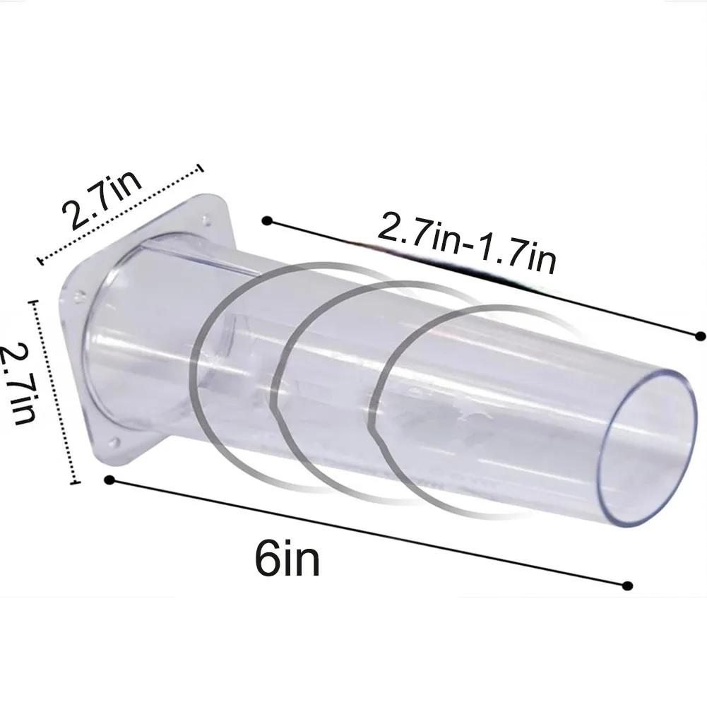 Attic Blocker One-way Bat Excluder PP Plastic Construction Visual Exit Confirmation Tapered Opening 2-1 4 To 1-1 2
